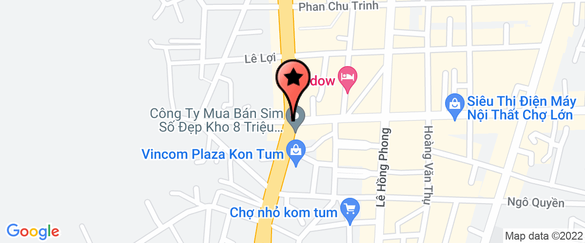 Map to Kontum Phuoc Ngan One Member Company Limited