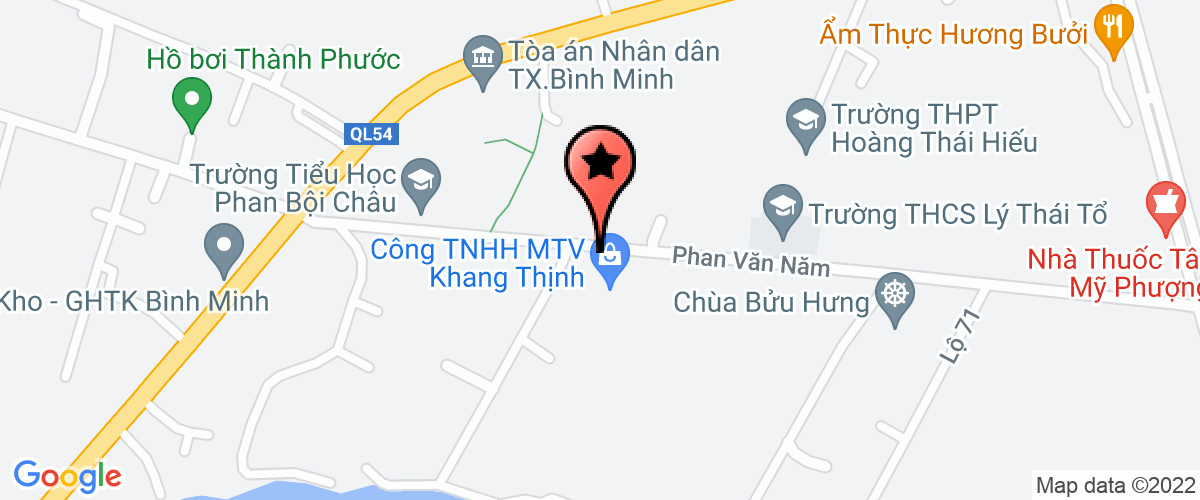 Map to Khang Thinh Company Limited