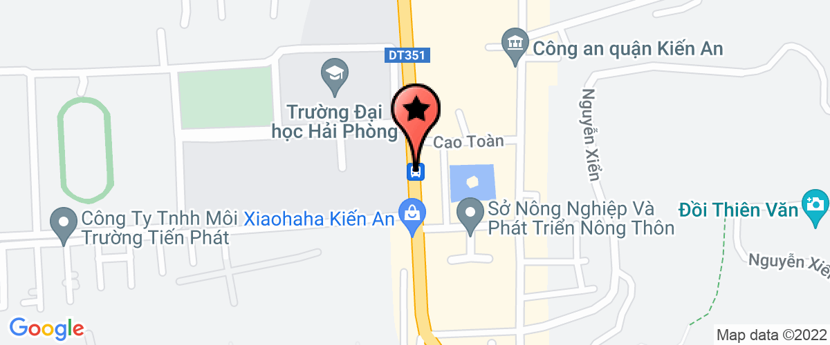 Map to Hoang Phuc Production and Trading Development Investment Company Limited