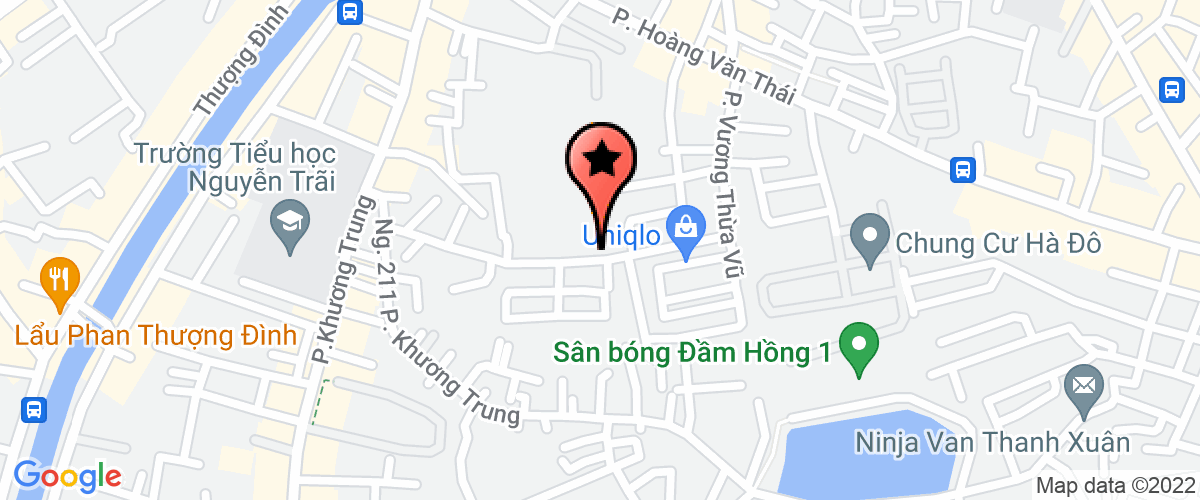 Map to Viet Nhat Green Road Joint Stock Company