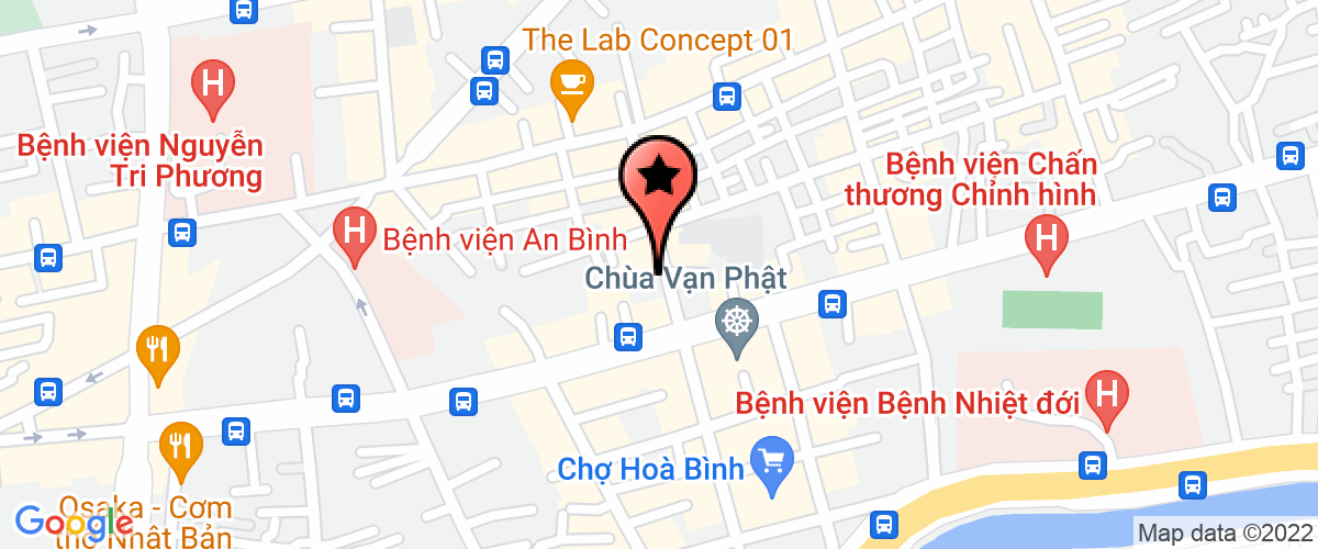 Map to An Chinh Service Trading Investment Joint Stock Company