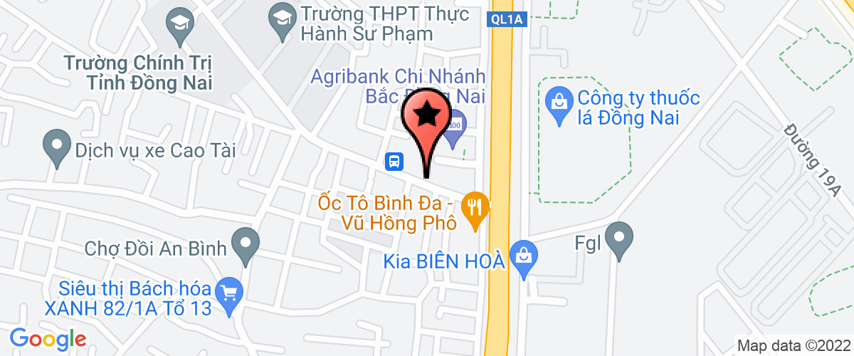 Bản đồ đến địa chỉ Công Ty TNHH Một Thành Viên Thương Mại Dịch Vụ Hà Tín Phú