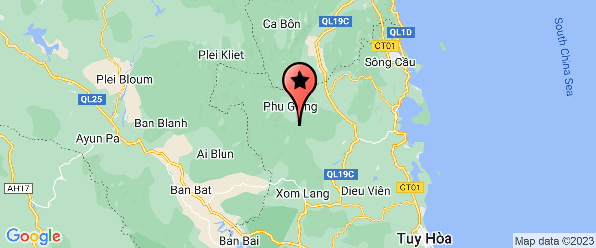 Bản đồ đến địa chỉ Công Ty TNHH Năng Lượng Phú Yên