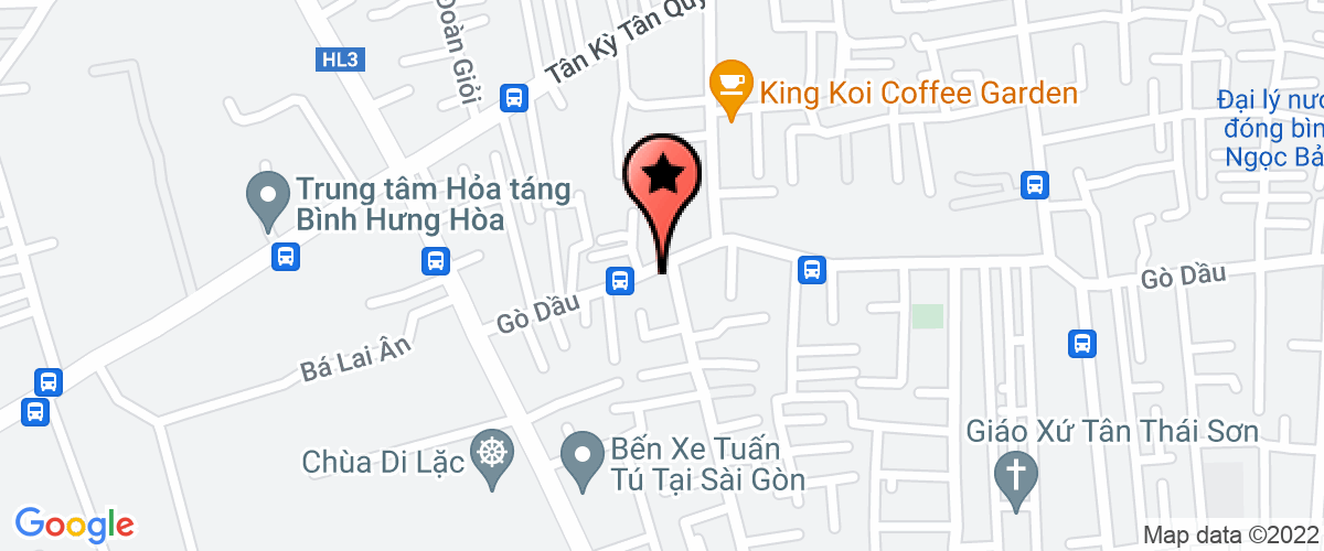 Map to Khanh Phat Advertising Trading Construction Company Limited