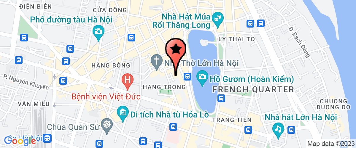Map to Khang Thinh Production Service Company Limited