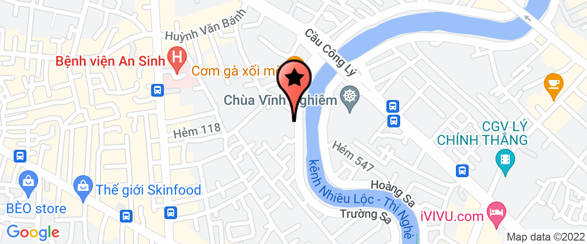 Map to Compa Architecture Company Limited