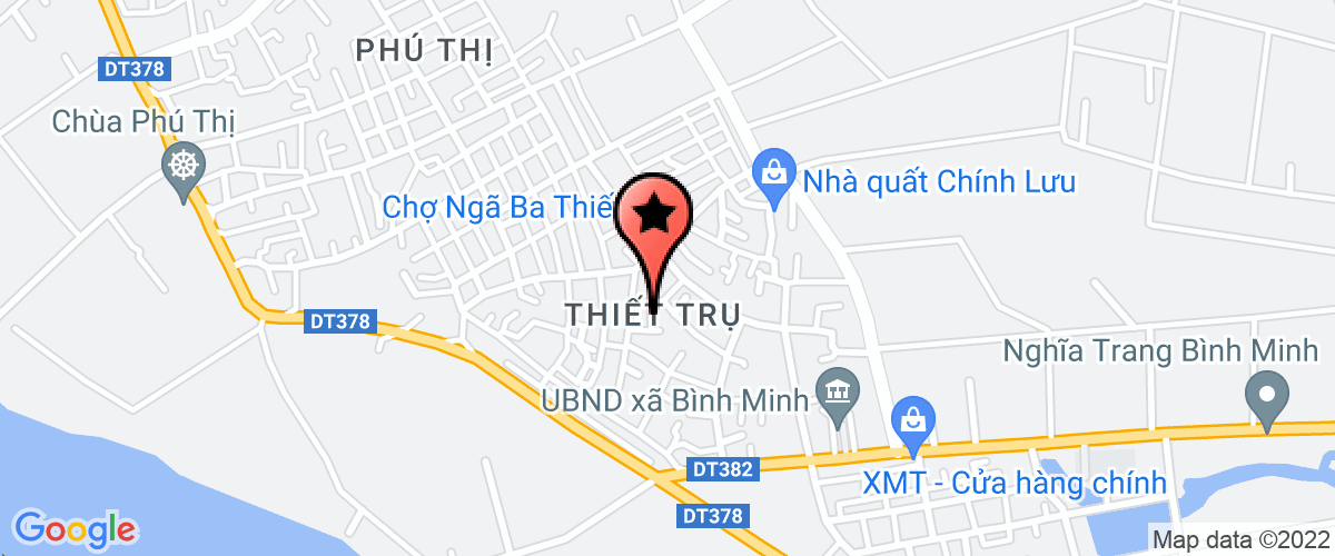 Map to Hoang Thang Trading and Transport Company Limited