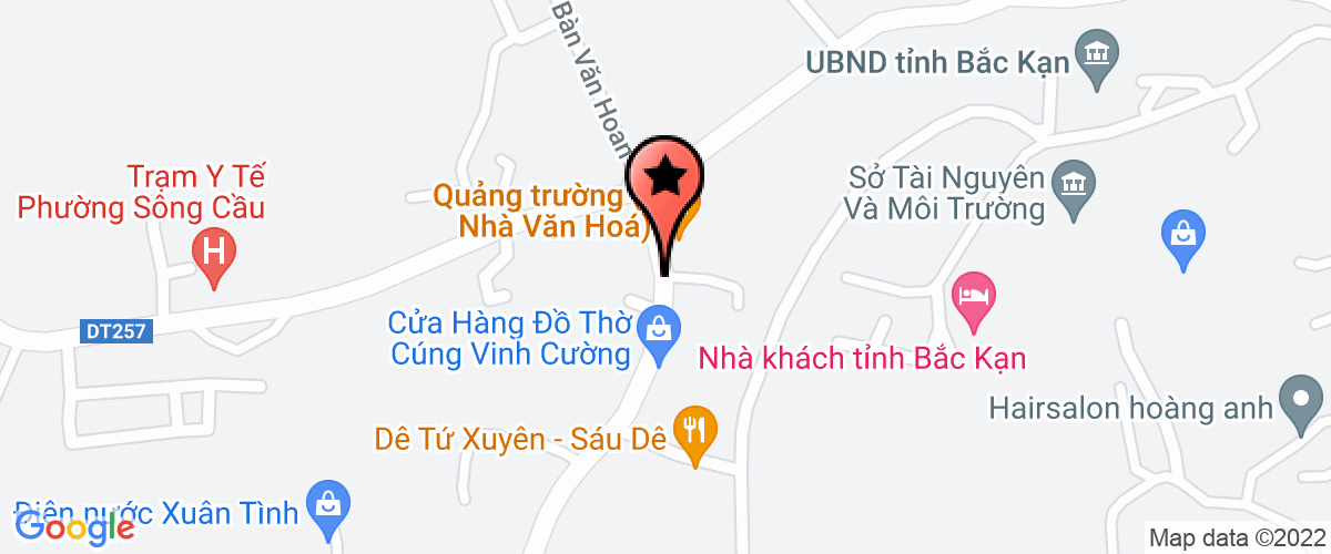 Bản đồ đến địa chỉ Công Ty TNHH MTV Xây Dựng Hạ Tầng Cao Bắc
