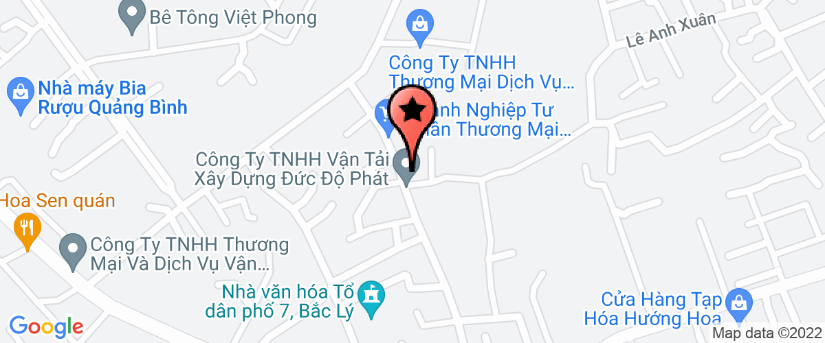 Bản đồ đến địa chỉ Công Ty Cổ Phần Bia Hà Nội - Quảng Bình