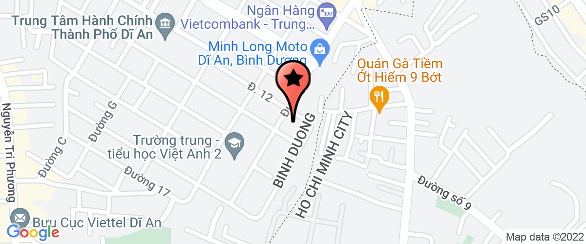 Bản đồ đến địa chỉ Công Ty TNHH TM DV Năng Lượng Thái Dương