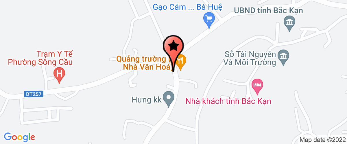Bản đồ đến địa chỉ Công Ty TNHH Quốc Tế 9999 Bắc Kạn