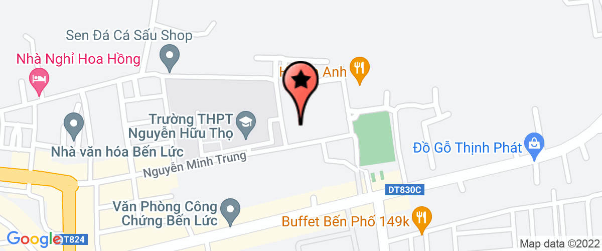 Map to Nghia Tinh Phat Long An Company Limited