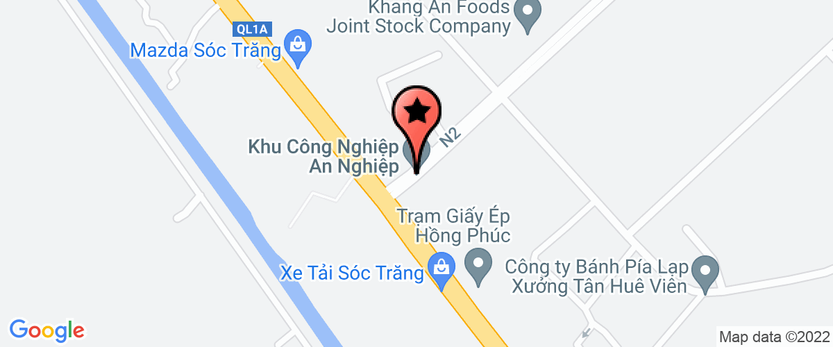 Map to Vanphuongvy Petroleum Trading Joint Stock Company