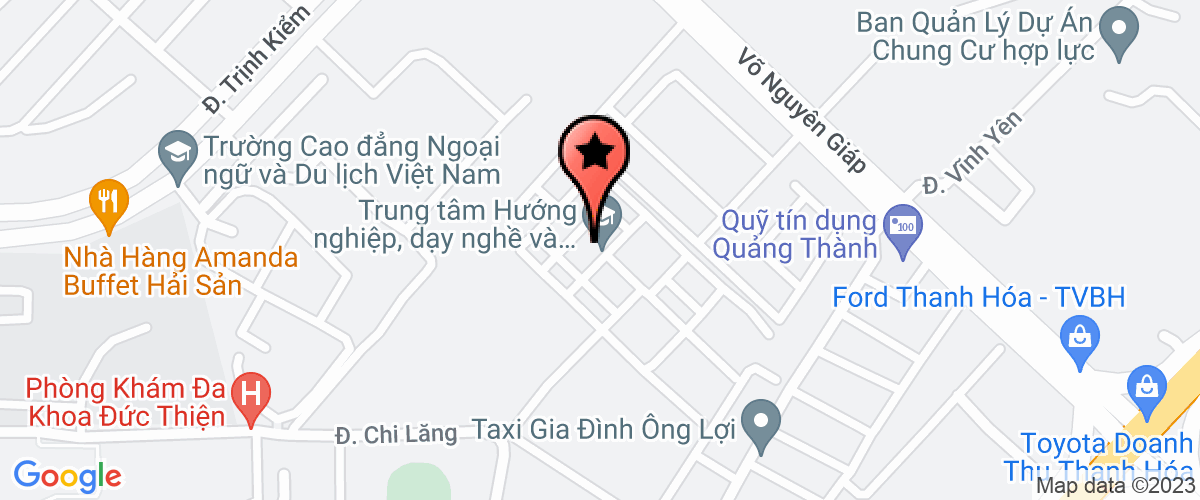 Map to Tin Thanh Mechanical & Industruction Joint Stock Company