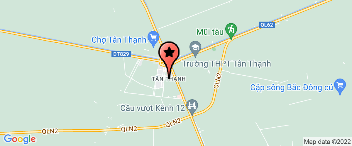 Bản đồ đến địa chỉ Ban Quản Lý Dự án Xây Dựng Huyện Tân Thạnh