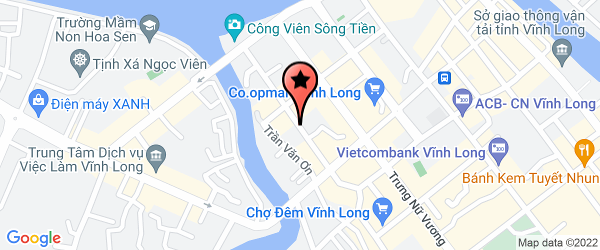 Bản đồ đến địa chỉ Ban quản lý dự án hỗ trợ y tế vùng đồng bằng sông Cửu Long, tiểu dự án của tỉnh Vĩnh Long