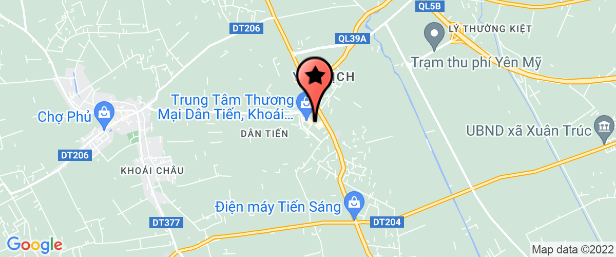 Map to Hanesbrands Vietnam Company Limited