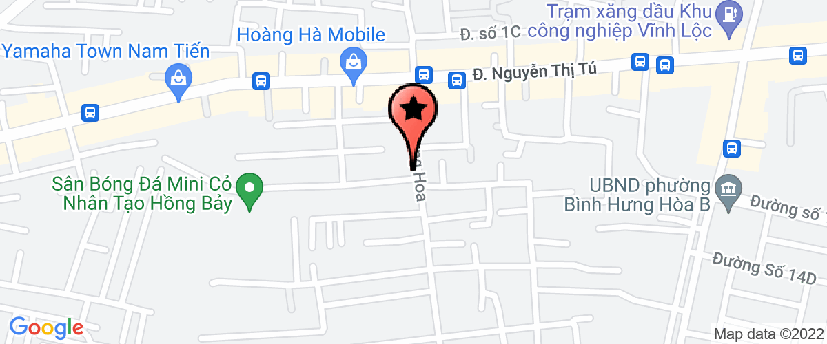 Map to Nha Phuong Nam Construction Business Company Limited