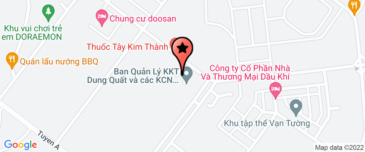 Map to Hung Nam Tien Investment Join Stock Company