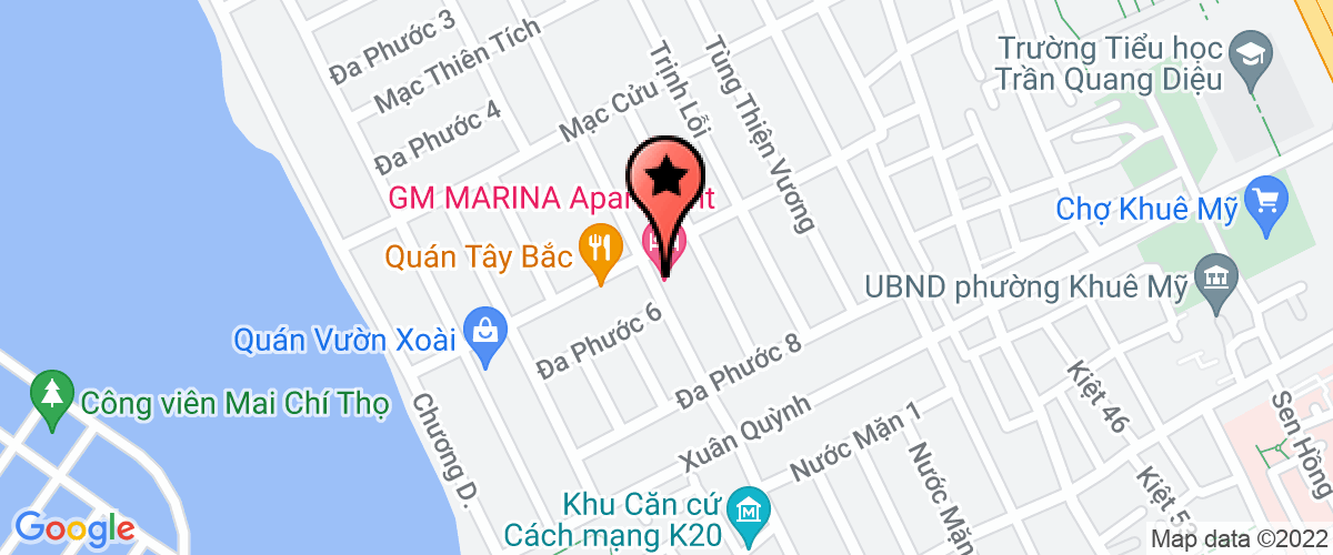 Map to Marina Thuy Mien Travel Services and Trading Company Limited