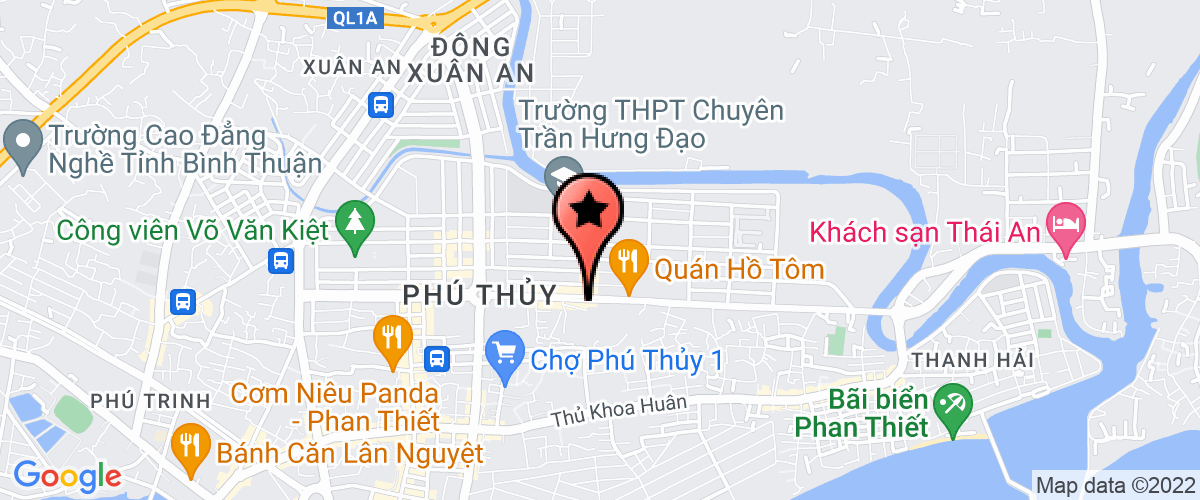 Bản đồ đến địa chỉ Công Ty Trách Nhiệm Hữu Hạn Xuất Nhập Khẩu Trường Phát Bình Thuận