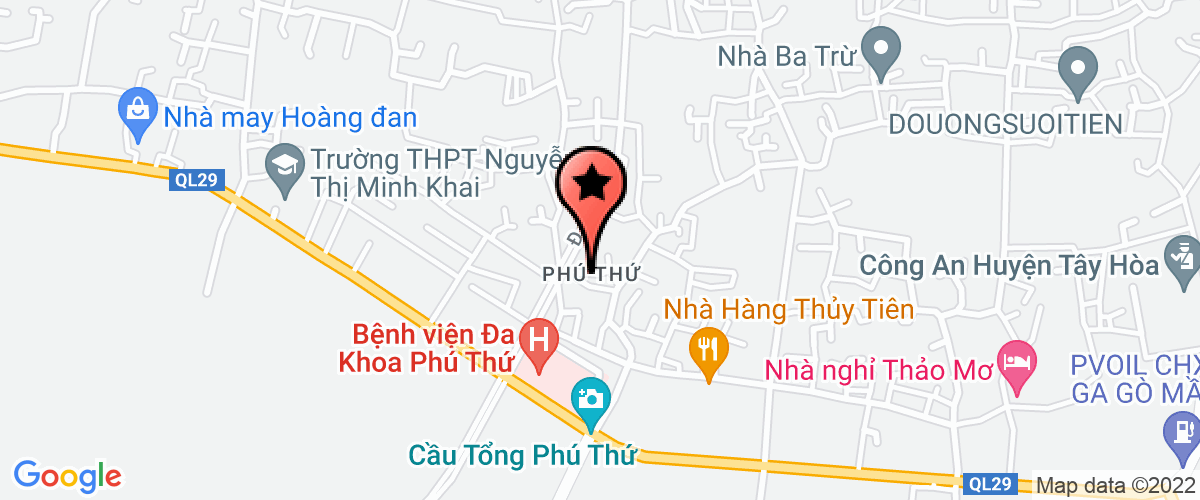 Map to Ha Bao Yen Company Limited