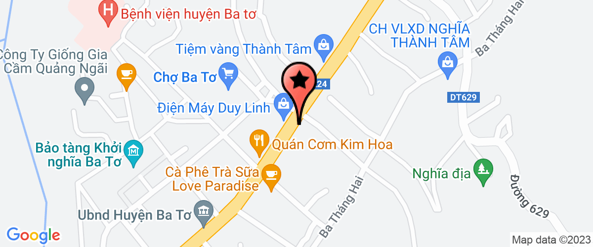 Bản đồ đến địa chỉ Công Ty TNHH Một Thành Viên Điện Máy Hữu Tân