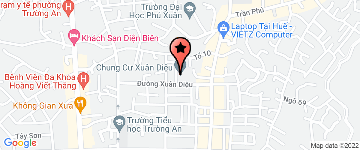 Map to Truong Phat Construction and Measurement Limited Company