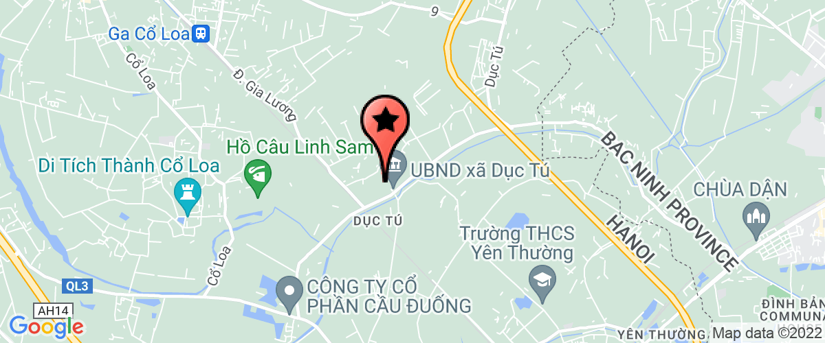 Map to Hoang Kim Chemical Construction Company Limited