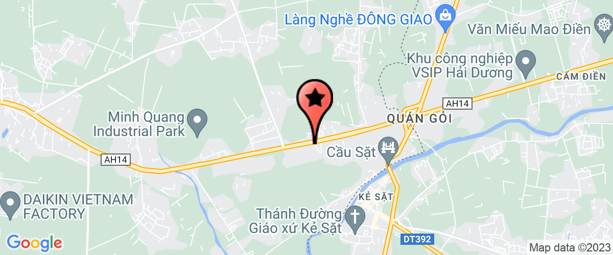 Map to Tien Dat Trading and Transportion Service Company Limited
