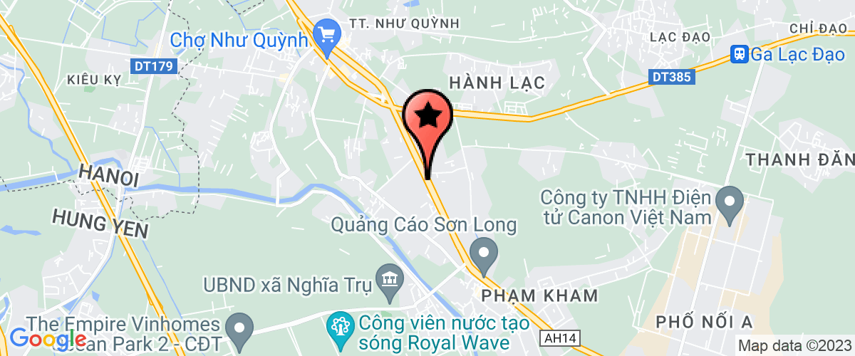 Map to Dai An Investment Construction Joint Stock Company