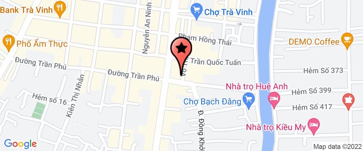 Bản đồ đến địa chỉ Công Ty TNHH Kiến Trúc Nội Thất Trà Vinh