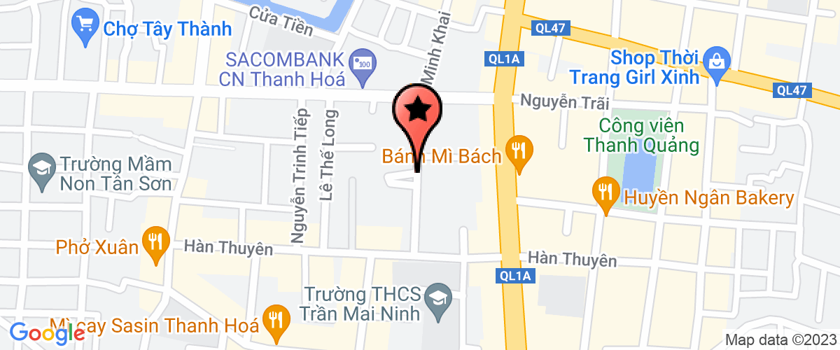 Bản đồ đến địa chỉ Văn phòng tỉnh uỷ Thanh Hoá
