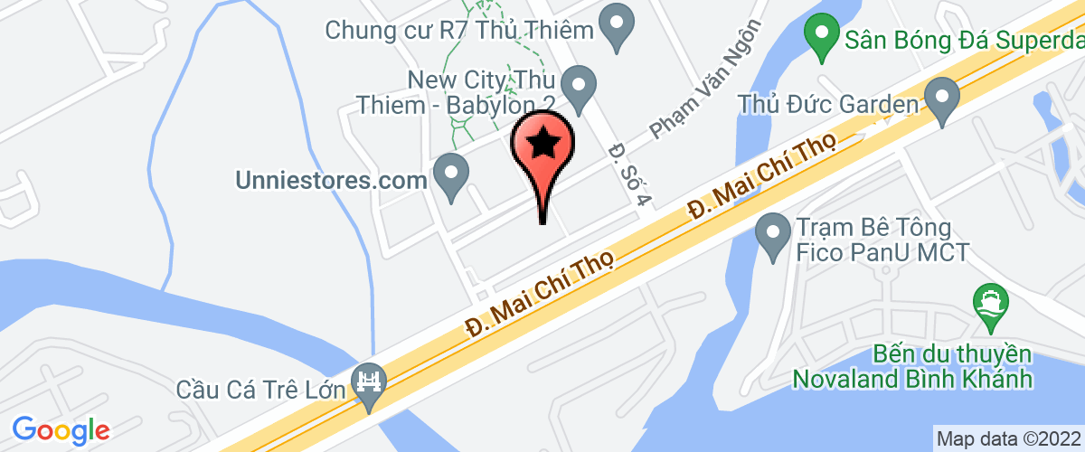 Map to Thuan Viet Assets Equipment Joint Stock Company
