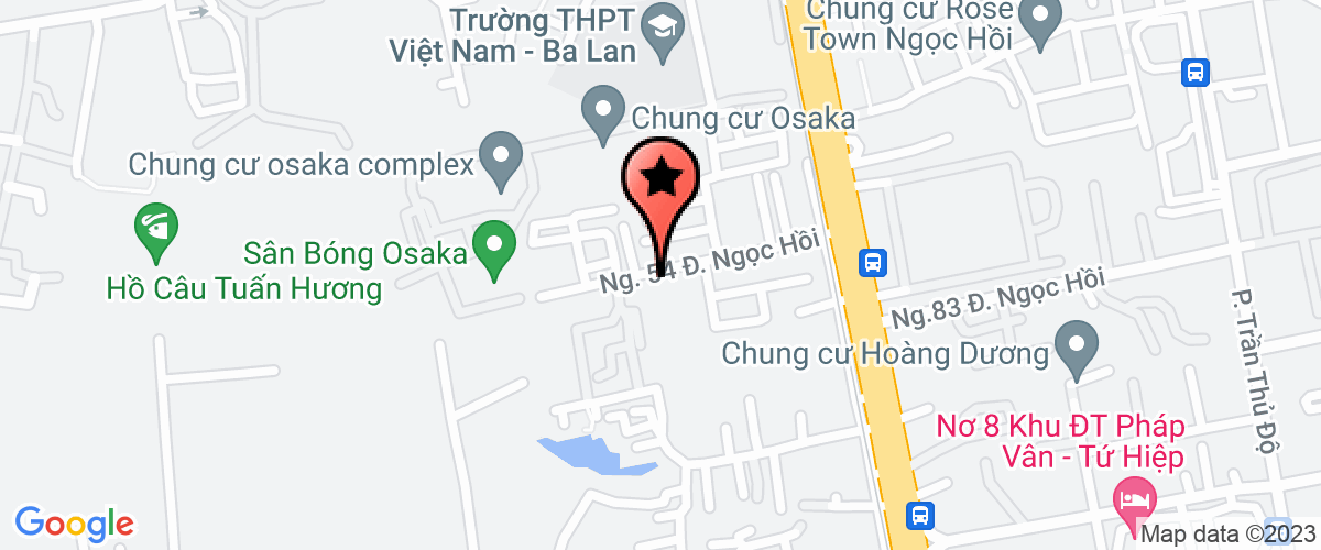 Map to Trung Hieu Services Trading Transportation Company Limited