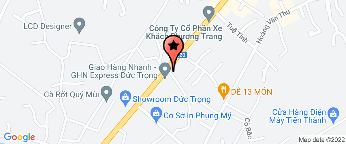 Bản đồ đến địa chỉ Công Ty TNHH Sản Xuất Gỗ Hoàng Trang