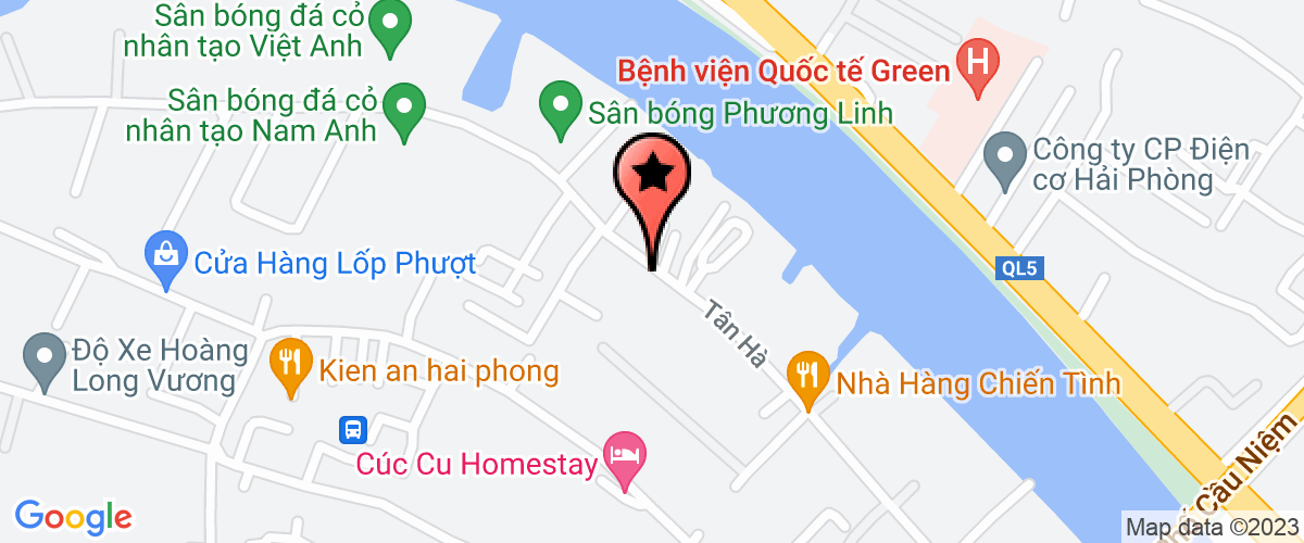 Map to Minh Duc Garment and Construction Trading Company Limited