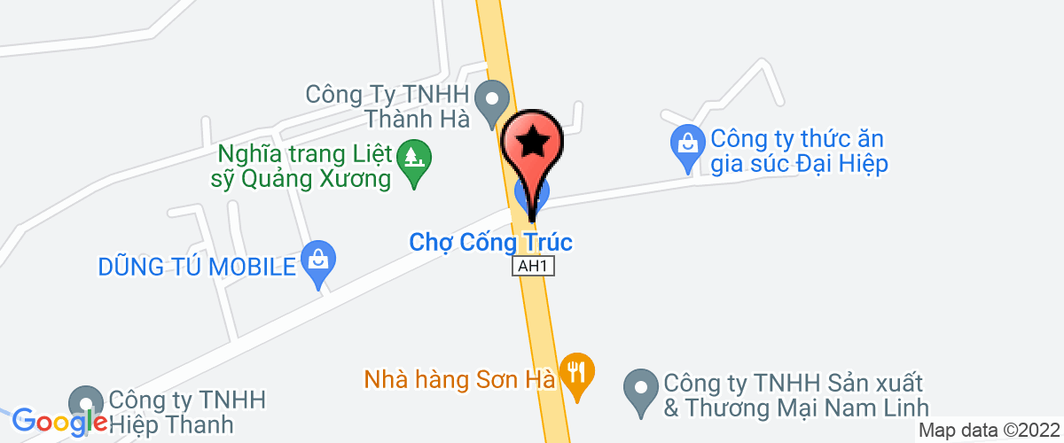 Map to Agricultural Company Limited Hoang Phat