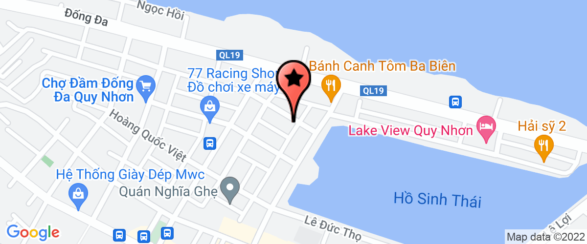 Map to Quoc Te Sai Gon – Quy Nhon Eyes Hospital Joint Stock Company