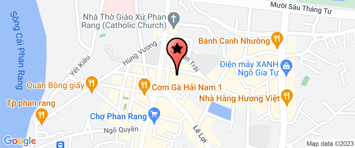 Bản đồ đến địa chỉ Công Ty TNHH Thẩm Mỹ Viện A Hoành Ninh Thuận