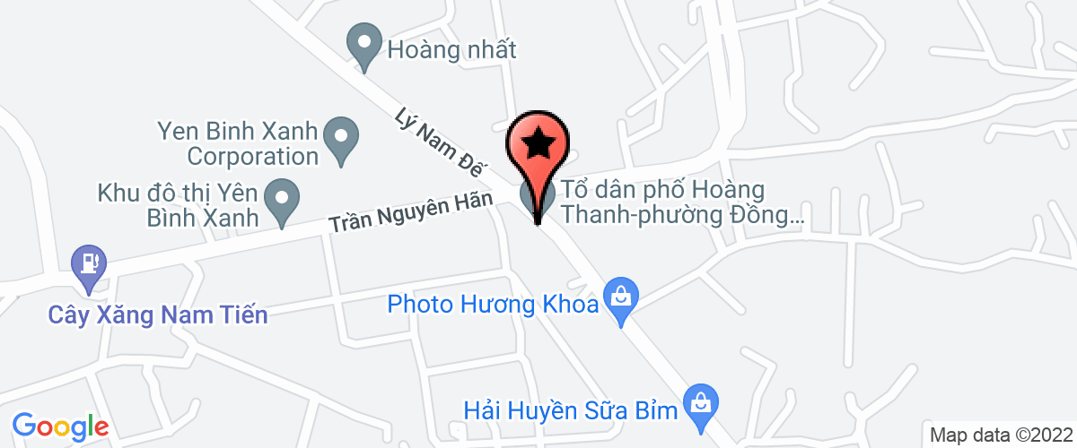 Map to Goldstar Thai Nguyen Service and Trading Company Limited