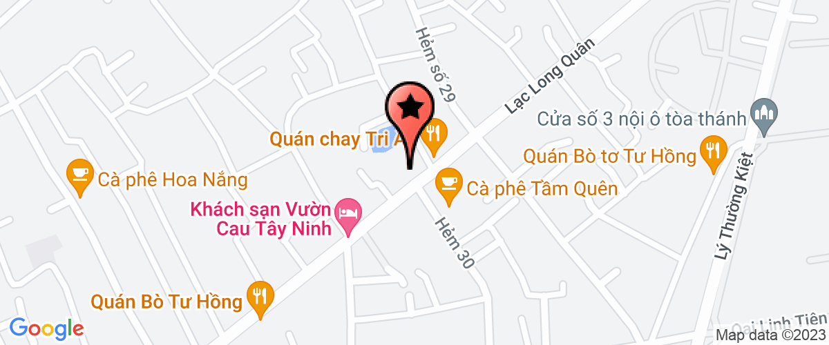 Bản đồ đến địa chỉ Công Ty Trách Nhiệm Hữu Hạn Một Thành Viên Lê Phan Tây Ninh