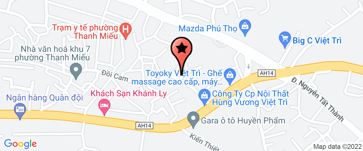 Bản đồ đến địa chỉ Công Ty TNHH Một Thành Viên Thương Mại Tân Phong Phú Thọ