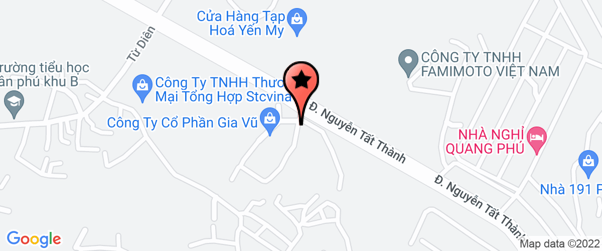 Map to Khai Hoan Gament& Trading Company Limited