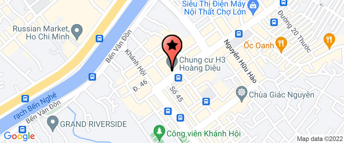 Map to Thanh The Development Corporation