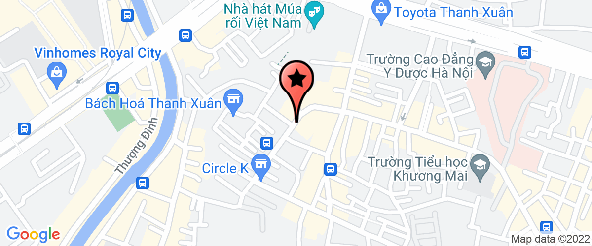 Map to Hung Dung Viet Nam Construction & Investment Joint Stock Company