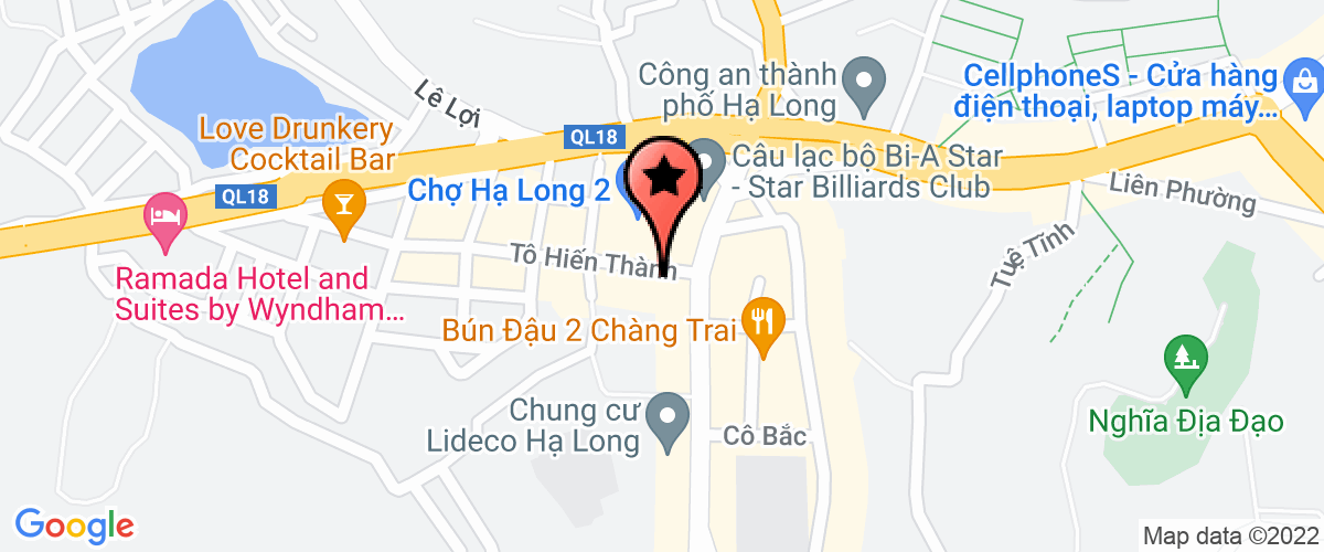 Map to Thinh Hung Quang Ninh Import and Export Company Limited