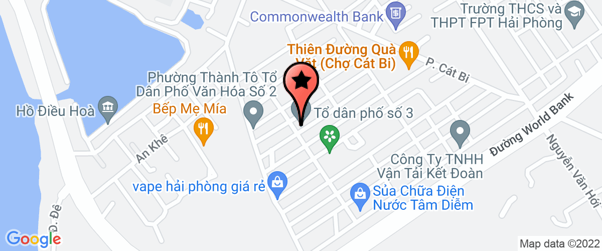 Map to Binh Minh Van Vietnam Company Limited
