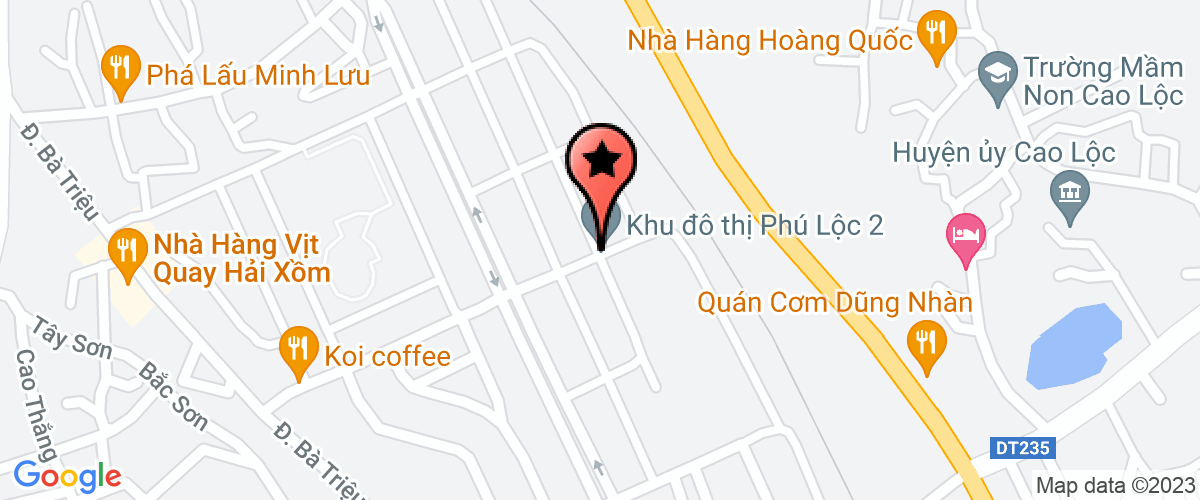 Bản đồ đến địa chỉ Công Ty TNHH MTV Phú Lộc 1 Và 2