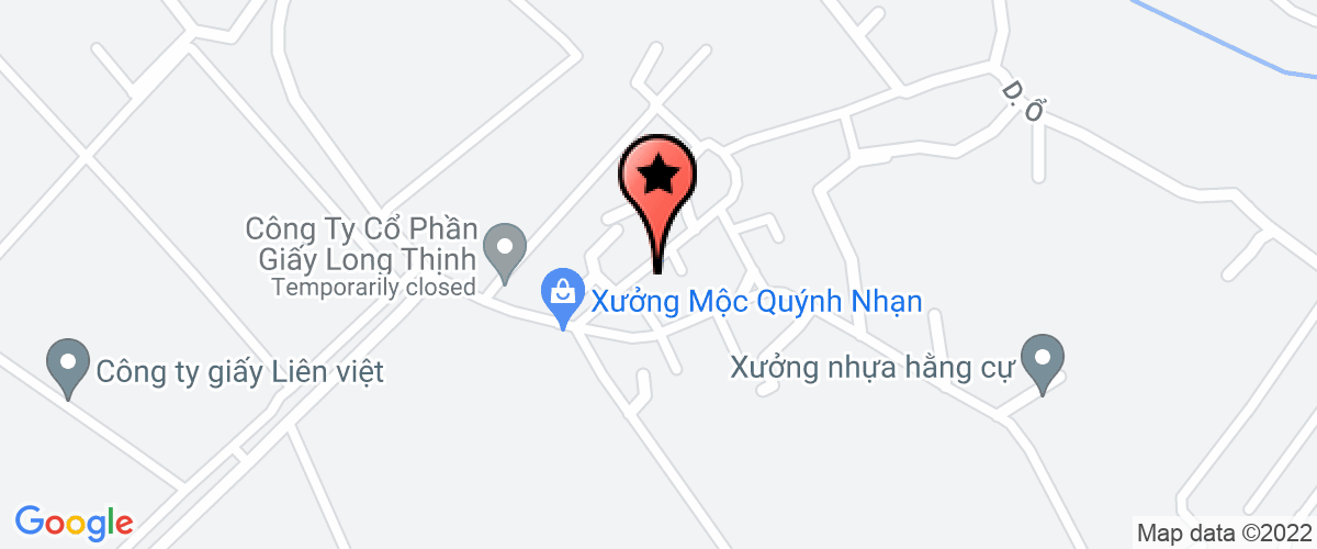 Bản đồ đến địa chỉ Công Ty Trách Nhiệm Hữu Hạn Giấy Tú Lâm